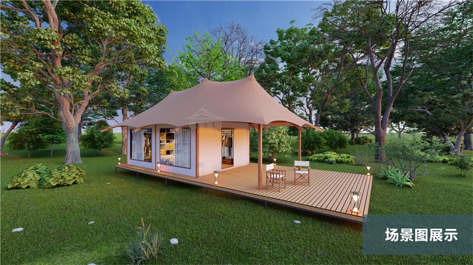 原始森林中的奢华庇护所｜土默特左旗野奢帐篷开启五感沉浸式露营
